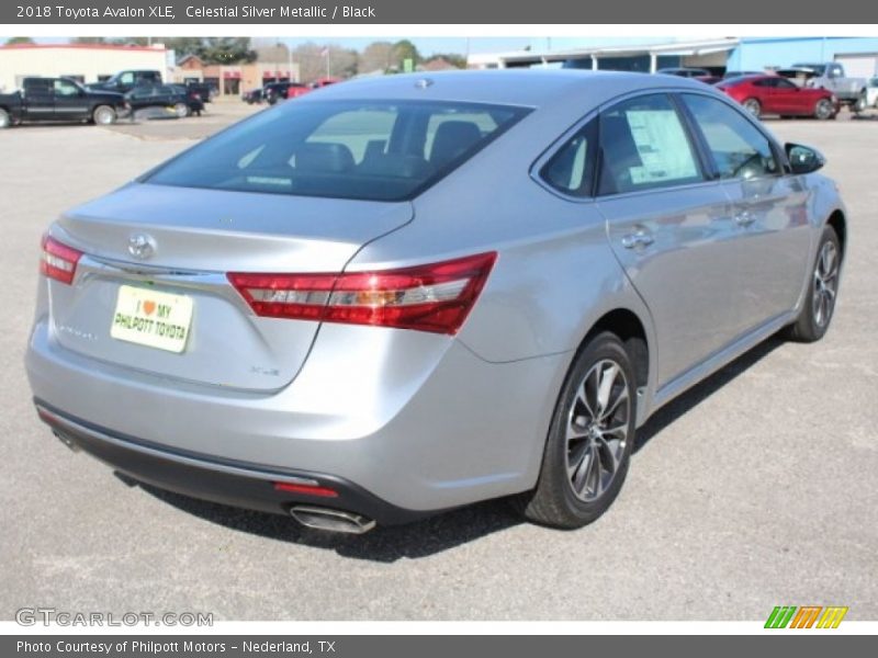Celestial Silver Metallic / Black 2018 Toyota Avalon XLE