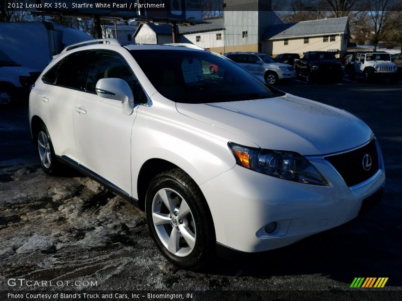 Starfire White Pearl / Parchment 2012 Lexus RX 350