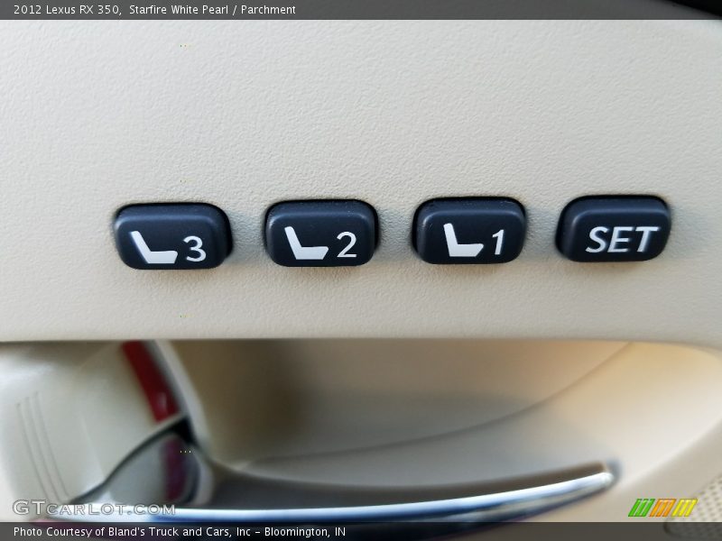 Starfire White Pearl / Parchment 2012 Lexus RX 350