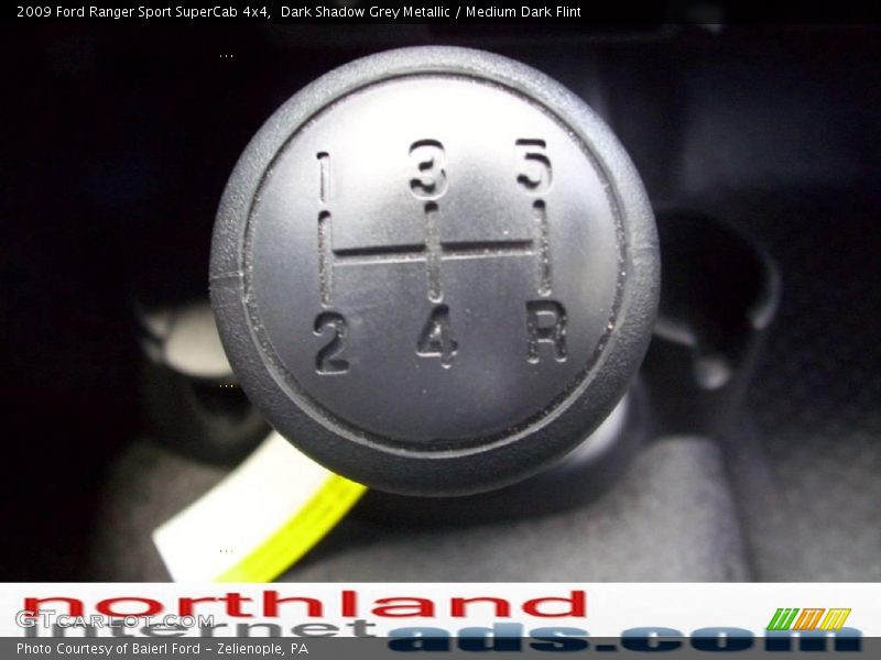 Dark Shadow Grey Metallic / Medium Dark Flint 2009 Ford Ranger Sport SuperCab 4x4