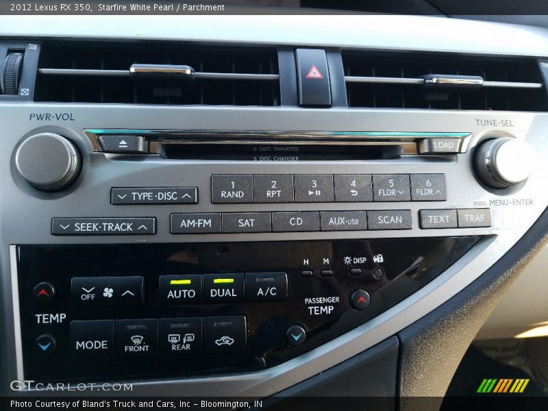 Starfire White Pearl / Parchment 2012 Lexus RX 350