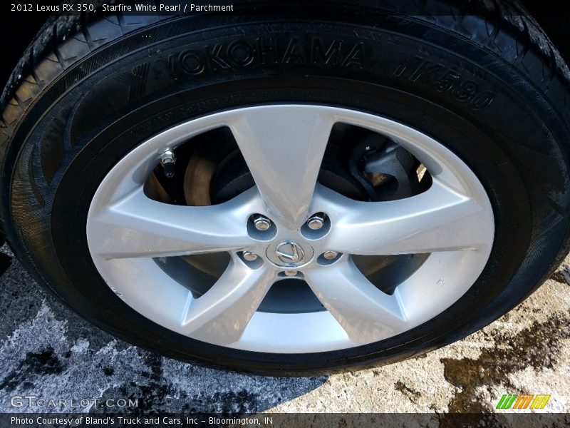 Starfire White Pearl / Parchment 2012 Lexus RX 350