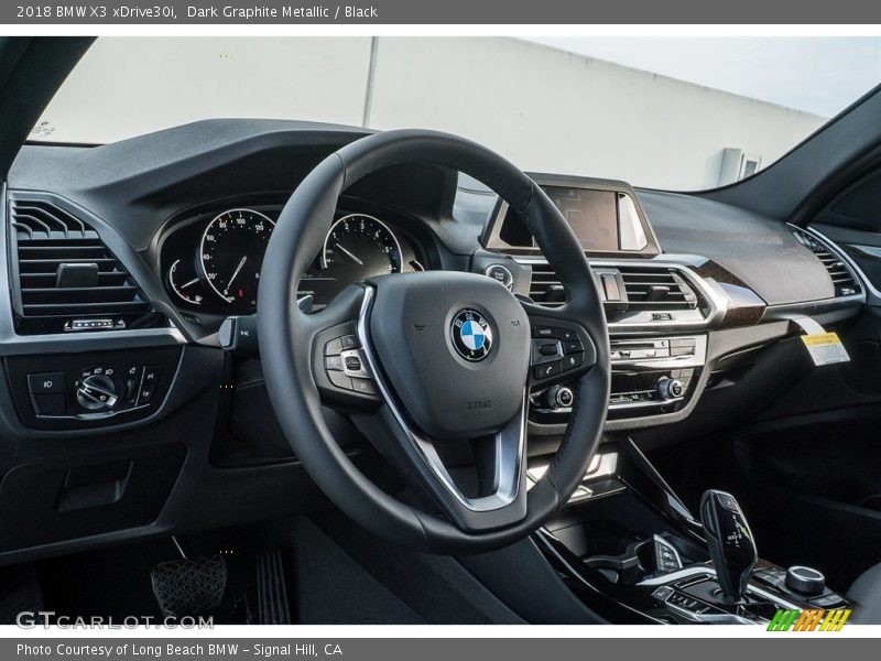 Dark Graphite Metallic / Black 2018 BMW X3 xDrive30i