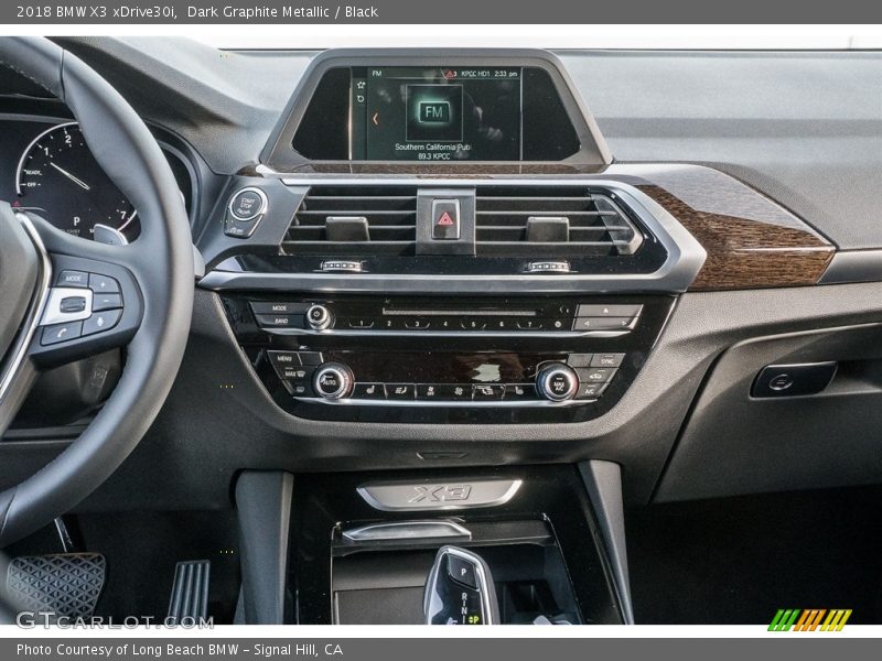 Dark Graphite Metallic / Black 2018 BMW X3 xDrive30i