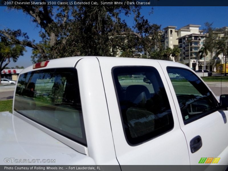 Summit White / Dark Charcoal 2007 Chevrolet Silverado 1500 Classic LS Extended Cab