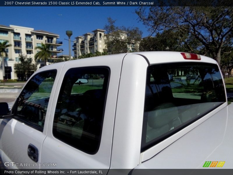 Summit White / Dark Charcoal 2007 Chevrolet Silverado 1500 Classic LS Extended Cab