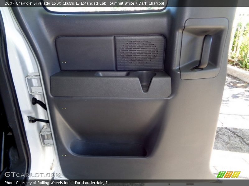 Summit White / Dark Charcoal 2007 Chevrolet Silverado 1500 Classic LS Extended Cab