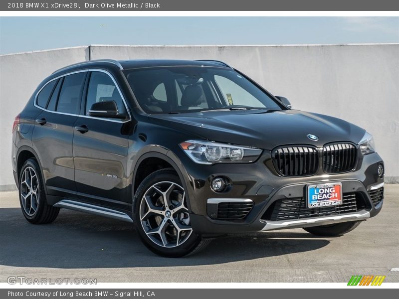 Dark Olive Metallic / Black 2018 BMW X1 xDrive28i