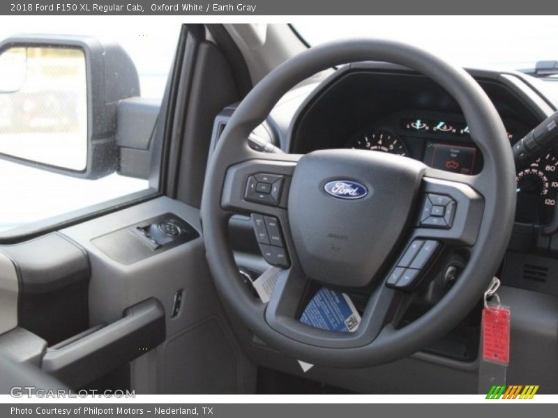 Oxford White / Earth Gray 2018 Ford F150 XL Regular Cab