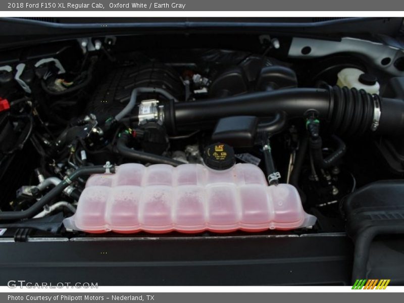 Oxford White / Earth Gray 2018 Ford F150 XL Regular Cab