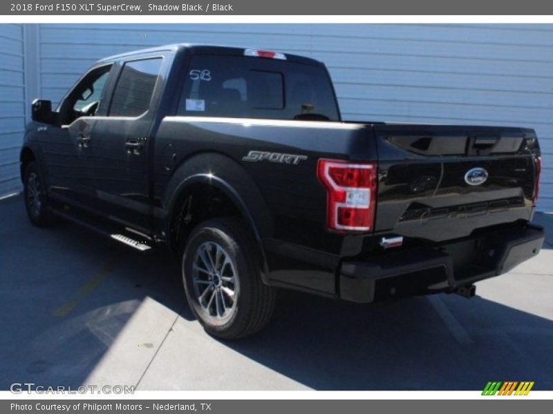 Shadow Black / Black 2018 Ford F150 XLT SuperCrew