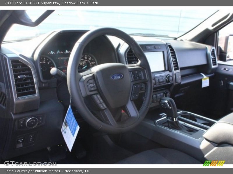 Shadow Black / Black 2018 Ford F150 XLT SuperCrew