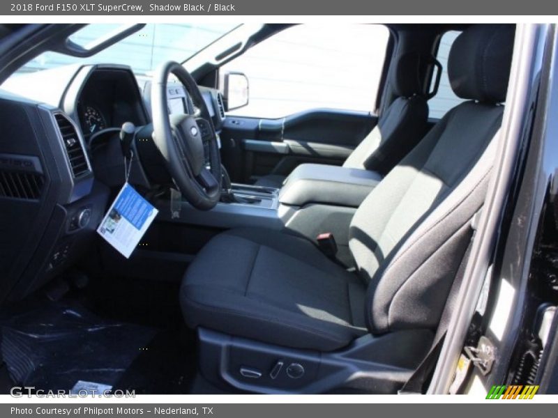 Shadow Black / Black 2018 Ford F150 XLT SuperCrew