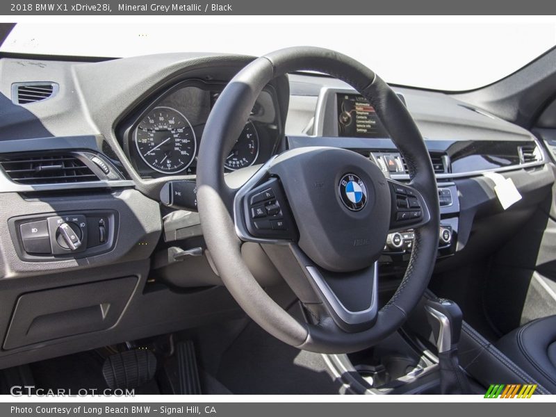 Mineral Grey Metallic / Black 2018 BMW X1 xDrive28i