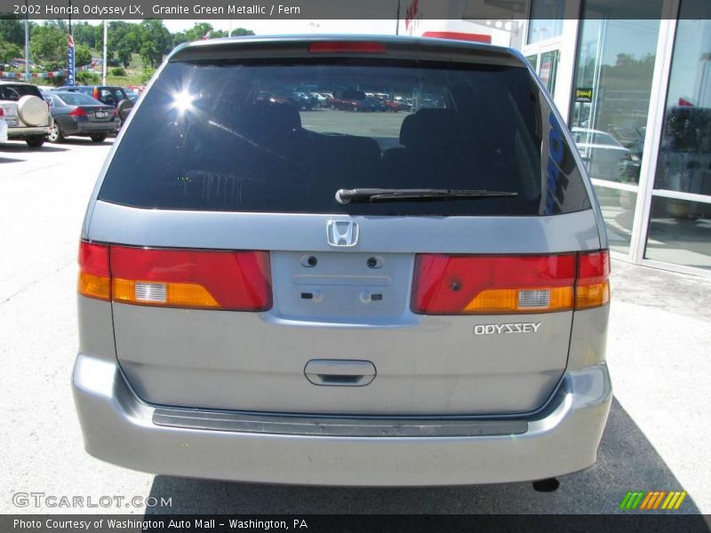 Granite Green Metallic / Fern 2002 Honda Odyssey LX