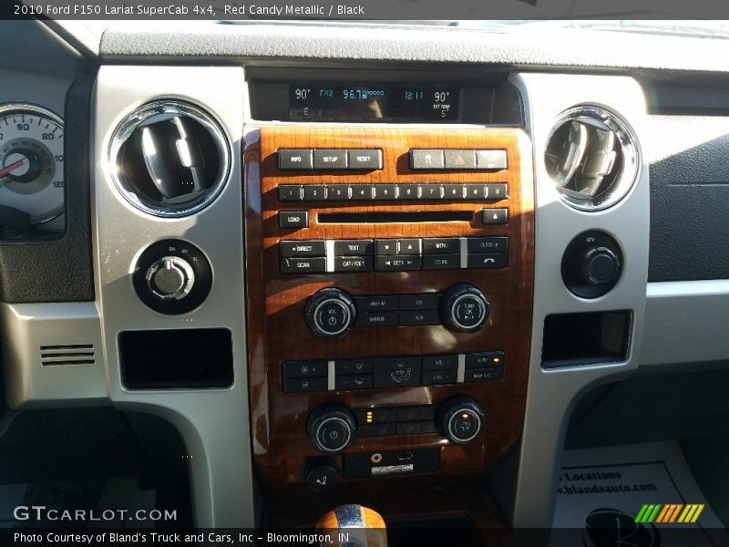 Red Candy Metallic / Black 2010 Ford F150 Lariat SuperCab 4x4