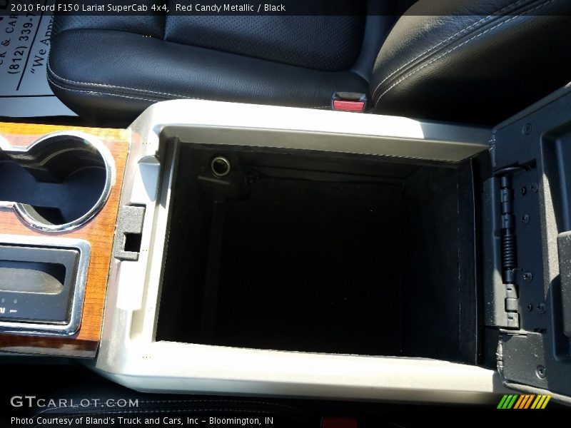 Red Candy Metallic / Black 2010 Ford F150 Lariat SuperCab 4x4