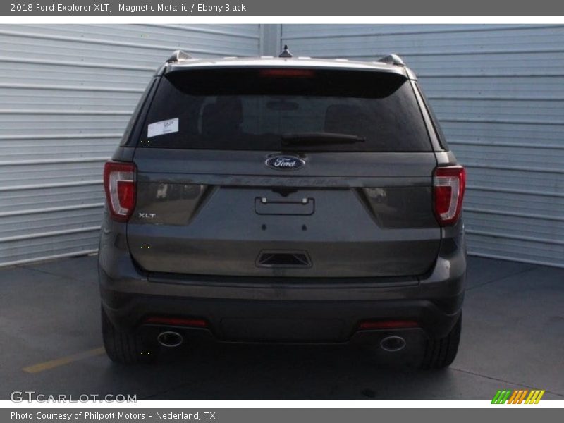 Magnetic Metallic / Ebony Black 2018 Ford Explorer XLT