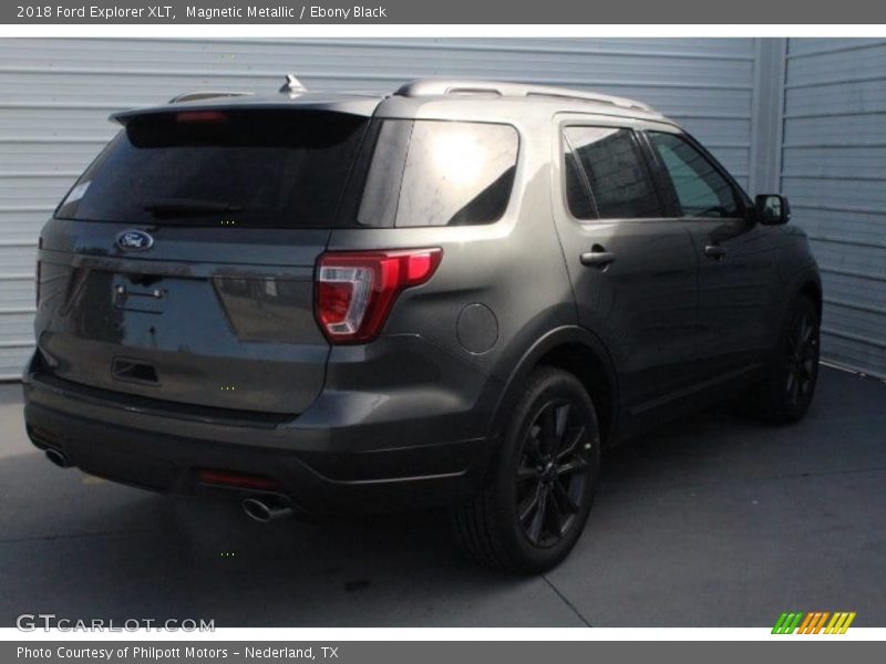 Magnetic Metallic / Ebony Black 2018 Ford Explorer XLT