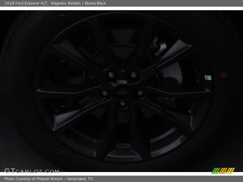 Magnetic Metallic / Ebony Black 2018 Ford Explorer XLT