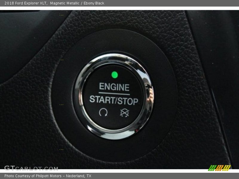 Magnetic Metallic / Ebony Black 2018 Ford Explorer XLT
