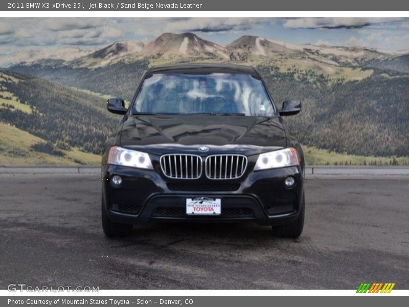 Jet Black / Sand Beige Nevada Leather 2011 BMW X3 xDrive 35i