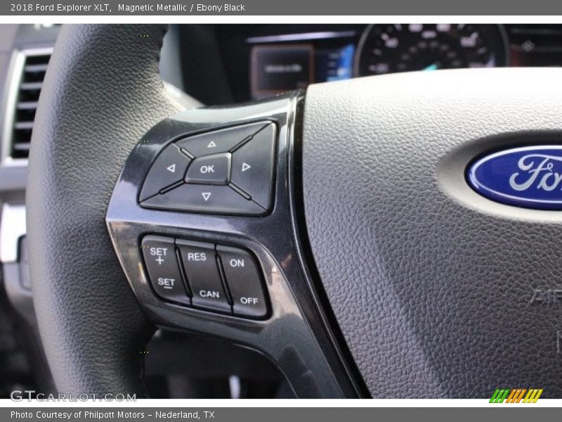 Magnetic Metallic / Ebony Black 2018 Ford Explorer XLT