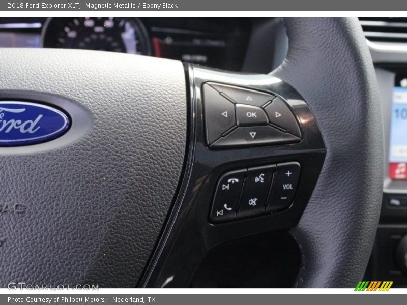 Magnetic Metallic / Ebony Black 2018 Ford Explorer XLT