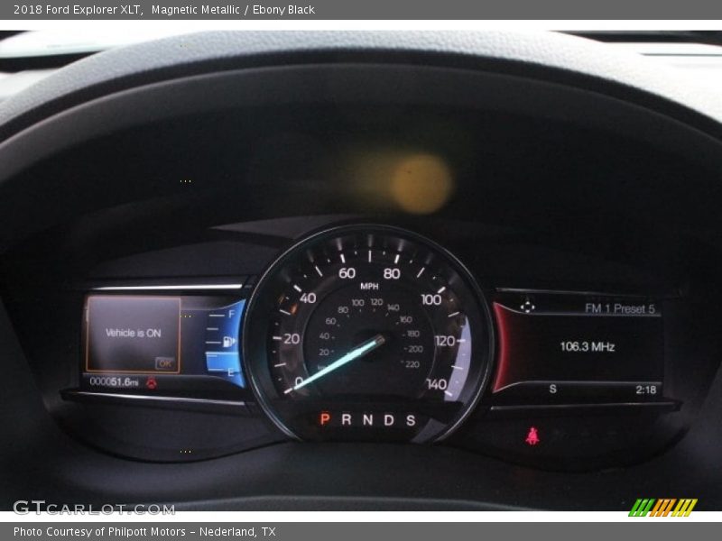 Magnetic Metallic / Ebony Black 2018 Ford Explorer XLT