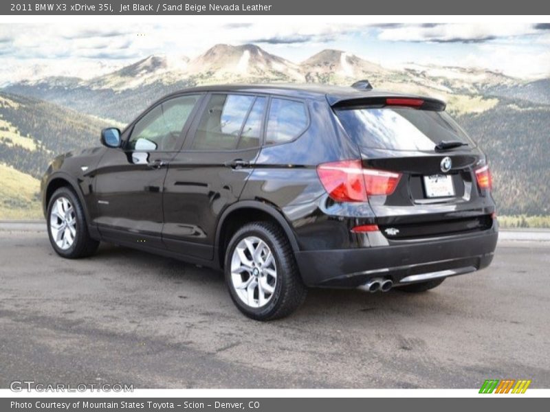 Jet Black / Sand Beige Nevada Leather 2011 BMW X3 xDrive 35i