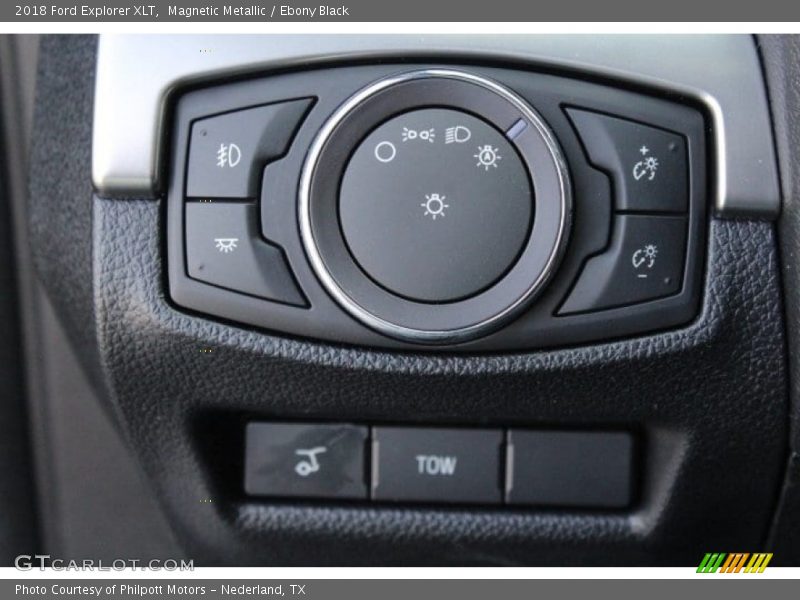 Magnetic Metallic / Ebony Black 2018 Ford Explorer XLT