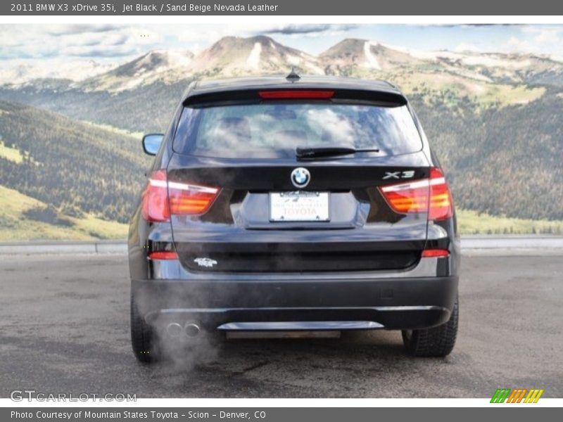 Jet Black / Sand Beige Nevada Leather 2011 BMW X3 xDrive 35i