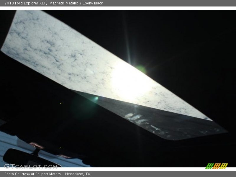 Magnetic Metallic / Ebony Black 2018 Ford Explorer XLT