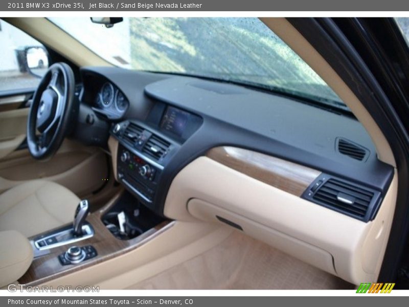 Jet Black / Sand Beige Nevada Leather 2011 BMW X3 xDrive 35i