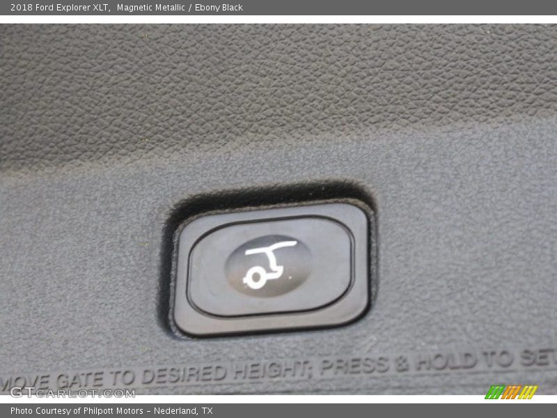 Magnetic Metallic / Ebony Black 2018 Ford Explorer XLT