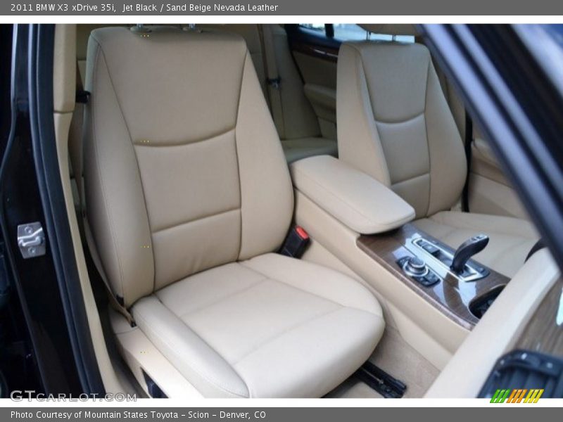 Jet Black / Sand Beige Nevada Leather 2011 BMW X3 xDrive 35i