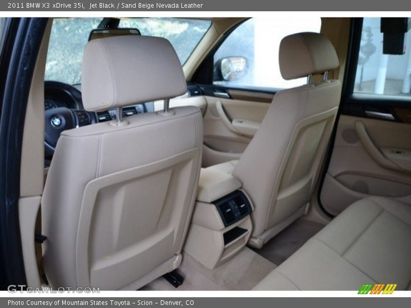 Jet Black / Sand Beige Nevada Leather 2011 BMW X3 xDrive 35i