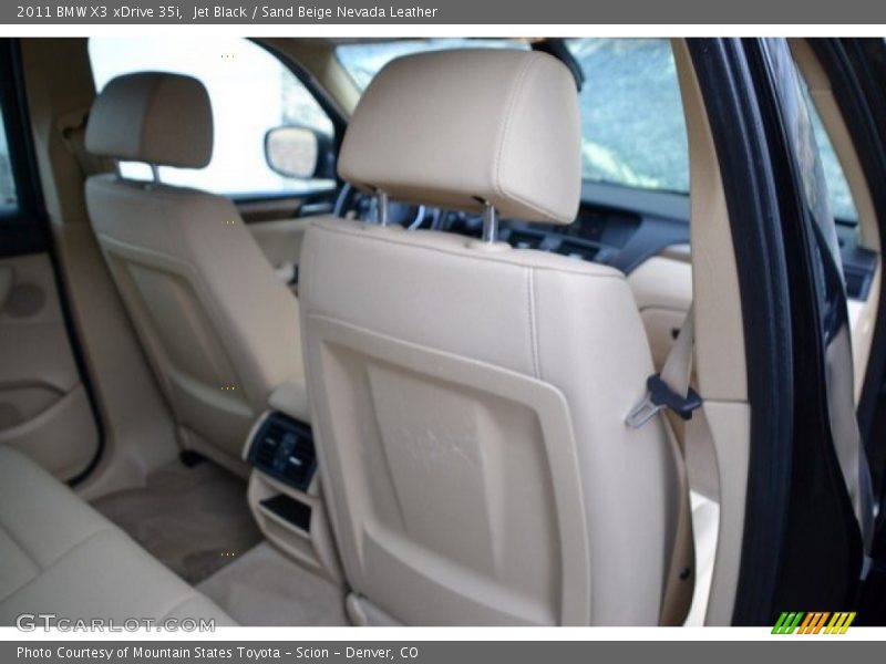 Jet Black / Sand Beige Nevada Leather 2011 BMW X3 xDrive 35i