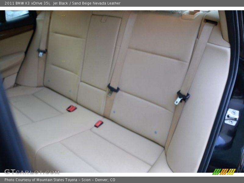 Jet Black / Sand Beige Nevada Leather 2011 BMW X3 xDrive 35i