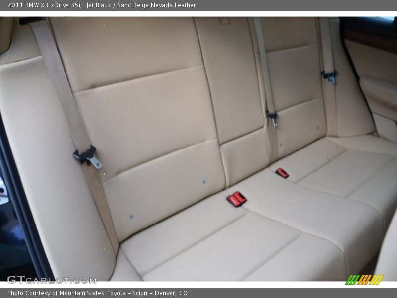 Jet Black / Sand Beige Nevada Leather 2011 BMW X3 xDrive 35i