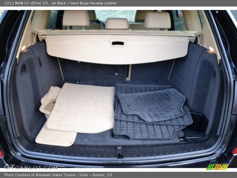 Jet Black / Sand Beige Nevada Leather 2011 BMW X3 xDrive 35i