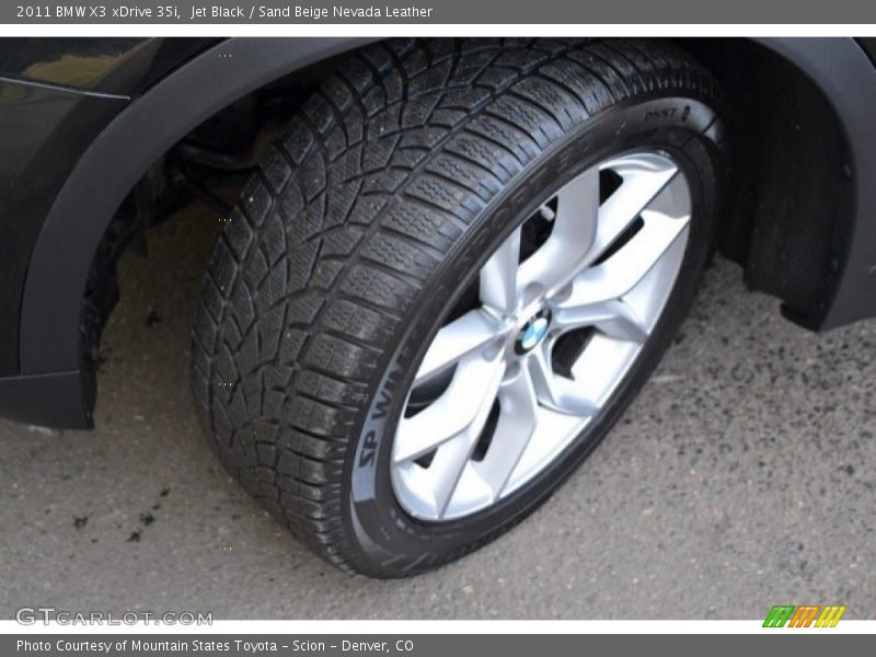 Jet Black / Sand Beige Nevada Leather 2011 BMW X3 xDrive 35i
