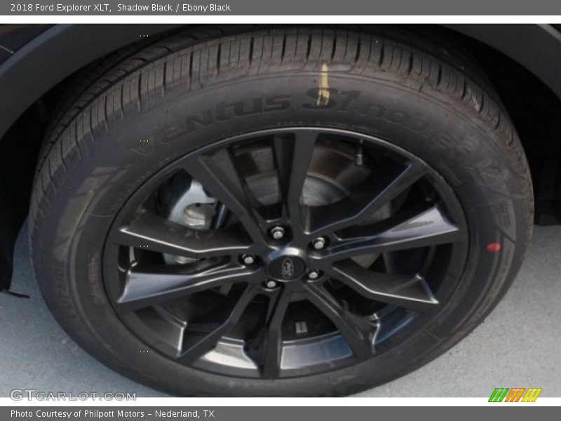 Shadow Black / Ebony Black 2018 Ford Explorer XLT