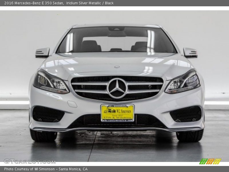 Iridium Silver Metallic / Black 2016 Mercedes-Benz E 350 Sedan