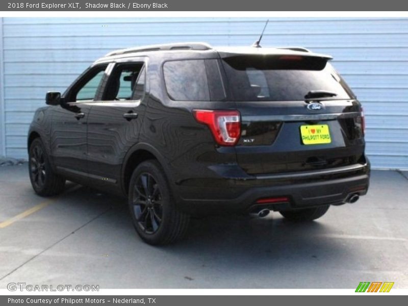 Shadow Black / Ebony Black 2018 Ford Explorer XLT