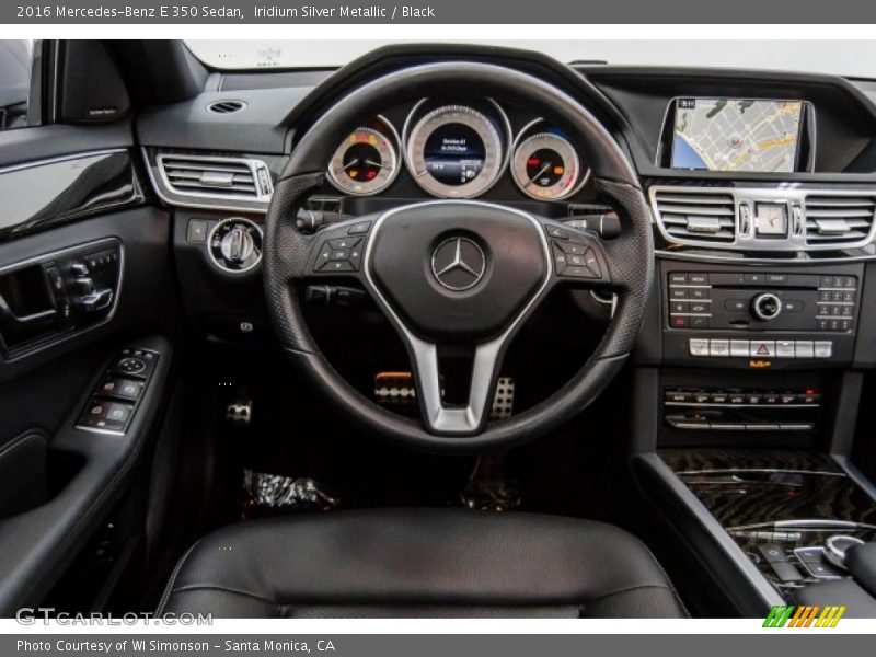 Iridium Silver Metallic / Black 2016 Mercedes-Benz E 350 Sedan