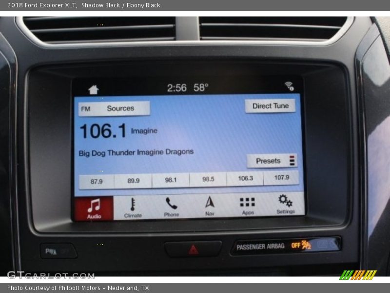 Shadow Black / Ebony Black 2018 Ford Explorer XLT