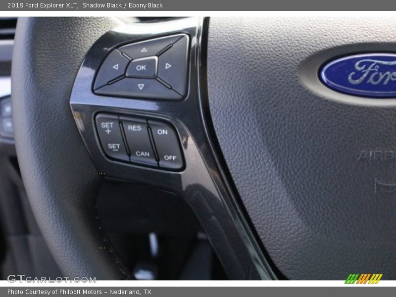Shadow Black / Ebony Black 2018 Ford Explorer XLT