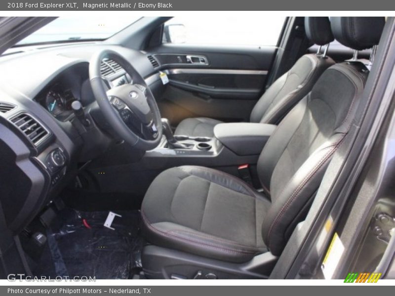 Magnetic Metallic / Ebony Black 2018 Ford Explorer XLT