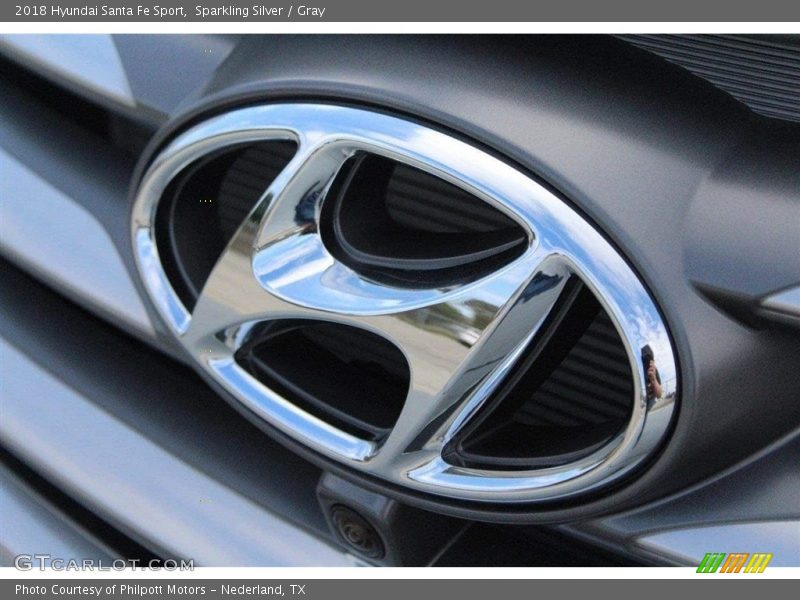 Sparkling Silver / Gray 2018 Hyundai Santa Fe Sport